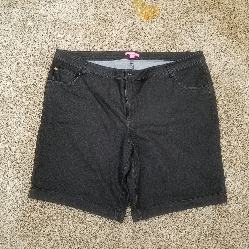 Like New Black Jean Shorts.